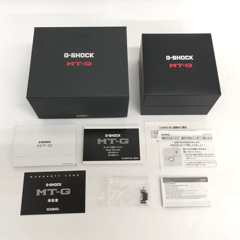 【中古品】【メンズ】 CASIO G-SHOCK ジーショック MTG-B4000 SERIES MTG-B4000D-1AJF ソーラーウォッチ 腕時計 アクセサリー 196-260722-rs-01-fur カラー：ブラック/シルバー 万代Net店