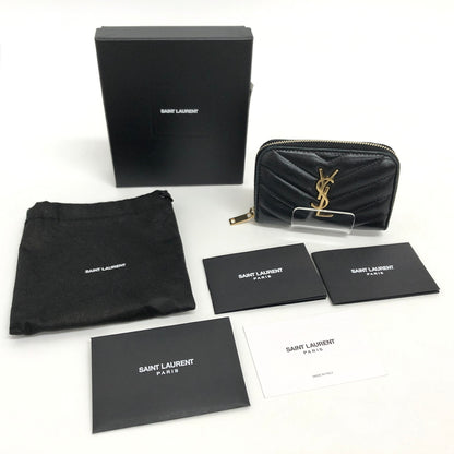 【現状渡し品】【レディース】 SAINT LAURENT サンローラン 753788 AAA44 コインケース 小銭入れ ミニ財布 180-260722-rs-02-fur カラー：ブラック 万代Net店