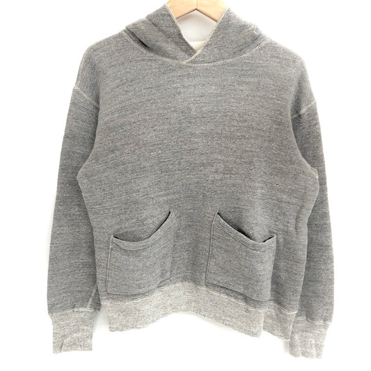【中古品】【メンズ】 WAREHOUSE ウエアハウス SEPARATE POCKET HOODIE Lot.453 スウェット パーカー 長袖 トップス 145-260206-rs-01-fur サイズ：38 カラー：グレー 万代Net店