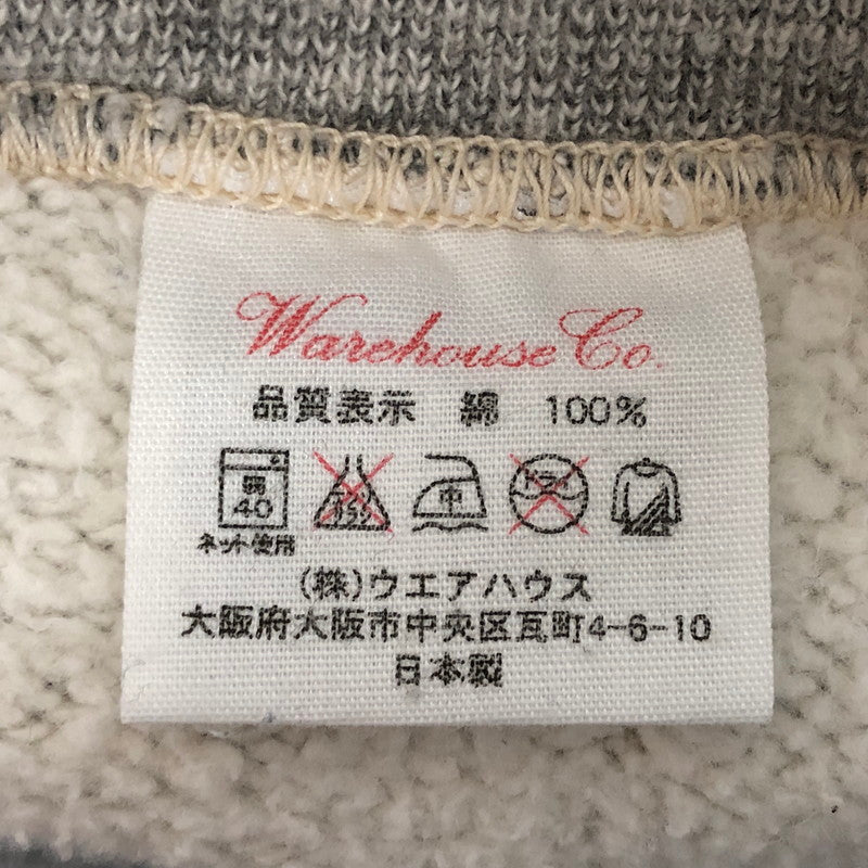【中古品】【メンズ】 WAREHOUSE ウエアハウス SEPARATE POCKET HOODIE Lot.453 スウェット パーカー 長袖 トップス 145-260206-rs-01-fur サイズ：38 カラー：グレー 万代Net店