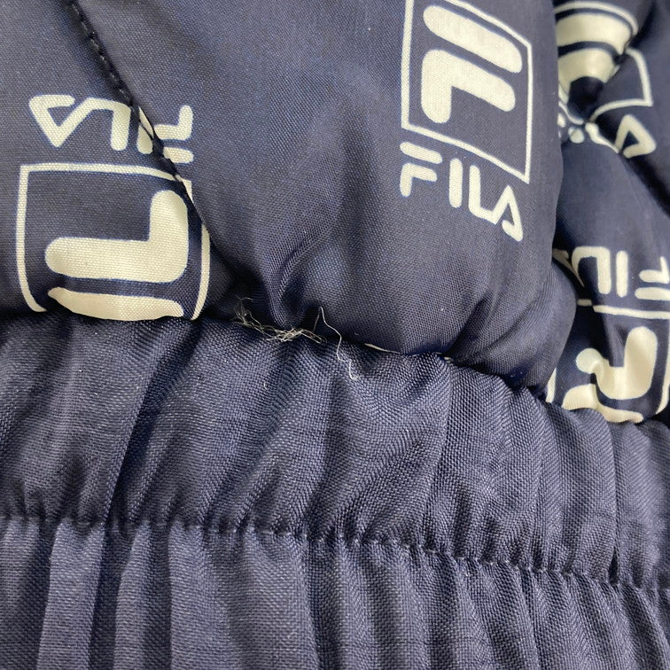 【中古品】【メンズ】 FILA フィラ 90S PUFFY JACKET アウター 146-260122-WA-01-iwa サイズ：不明 カラー：ネイビー レッド ホワイト 万代Net店