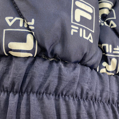 【中古品】【メンズ】 FILA フィラ 90S PUFFY JACKET アウター 146-260122-WA-01-iwa サイズ：不明 カラー：ネイビー レッド ホワイト 万代Net店