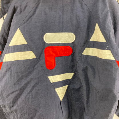 【中古品】【メンズ】 FILA フィラ 90S PUFFY JACKET アウター 146-260122-WA-01-iwa サイズ：不明 カラー：ネイビー レッド ホワイト 万代Net店