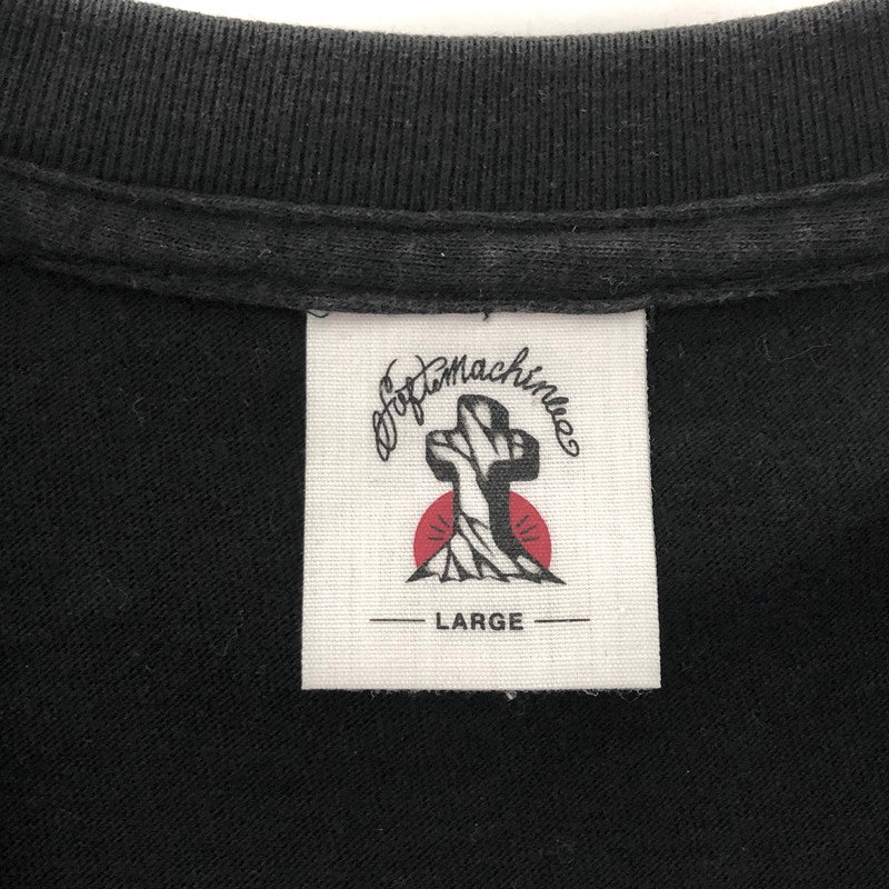 【現状渡し品】【メンズ】 Softmachine ソフトマシーン Darkness Tee 半袖 Tシャツ トップス 142-260206-rs-03-fur サイズ：L カラー：ブラック 万代Net店
