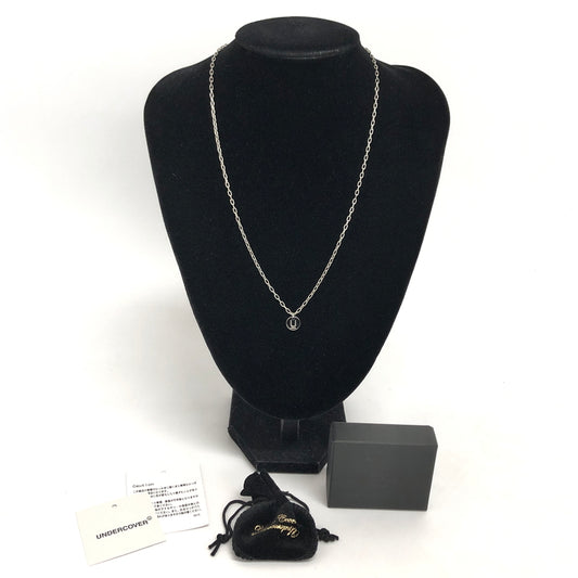 【中古品】【メンズ/レディース】 UNDERCOVER アンダーカバー U LOGO NECKLACE UP1F4N01 ロゴ ネックレス シルバー 925 アクセサリー 192-260722-rs-03-fur カラー：シルバー 万代Net店