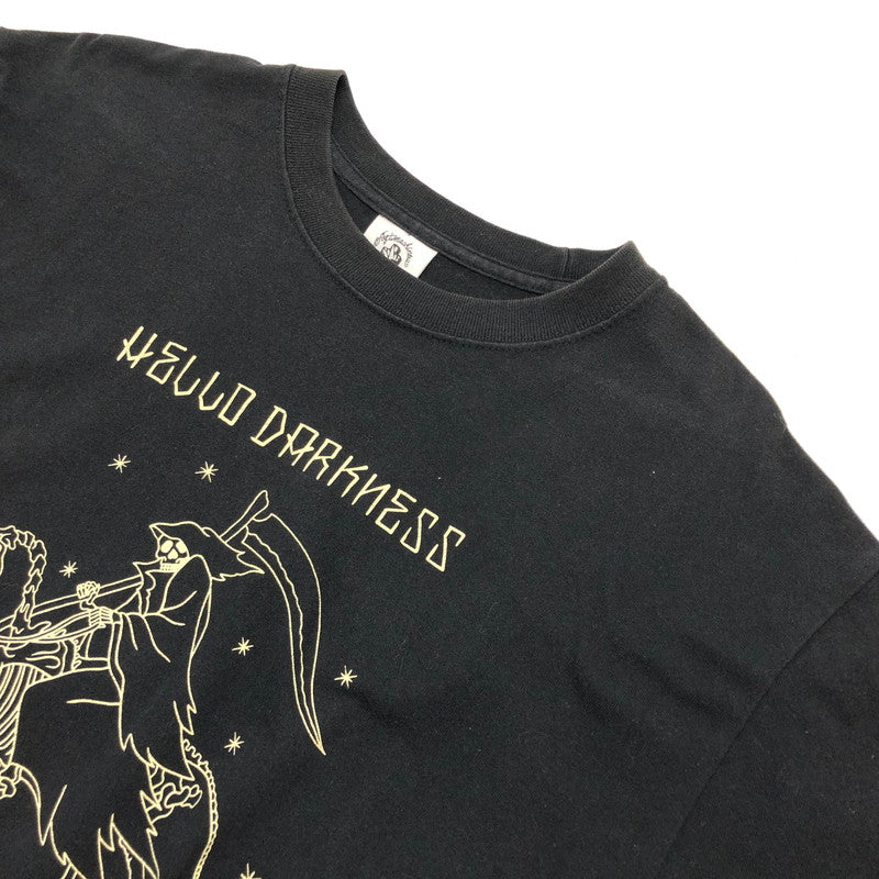 【現状渡し品】【メンズ】 Softmachine ソフトマシーン Darkness Tee 半袖 Tシャツ トップス 142-260206-rs-03-fur サイズ：L カラー：ブラック 万代Net店