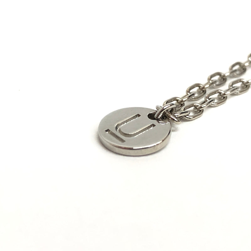 【中古品】【メンズ/レディース】 UNDERCOVER アンダーカバー U LOGO NECKLACE UP1F4N01 ロゴ ネックレス シルバー 925 アクセサリー 192-260722-rs-03-fur カラー：シルバー 万代Net店