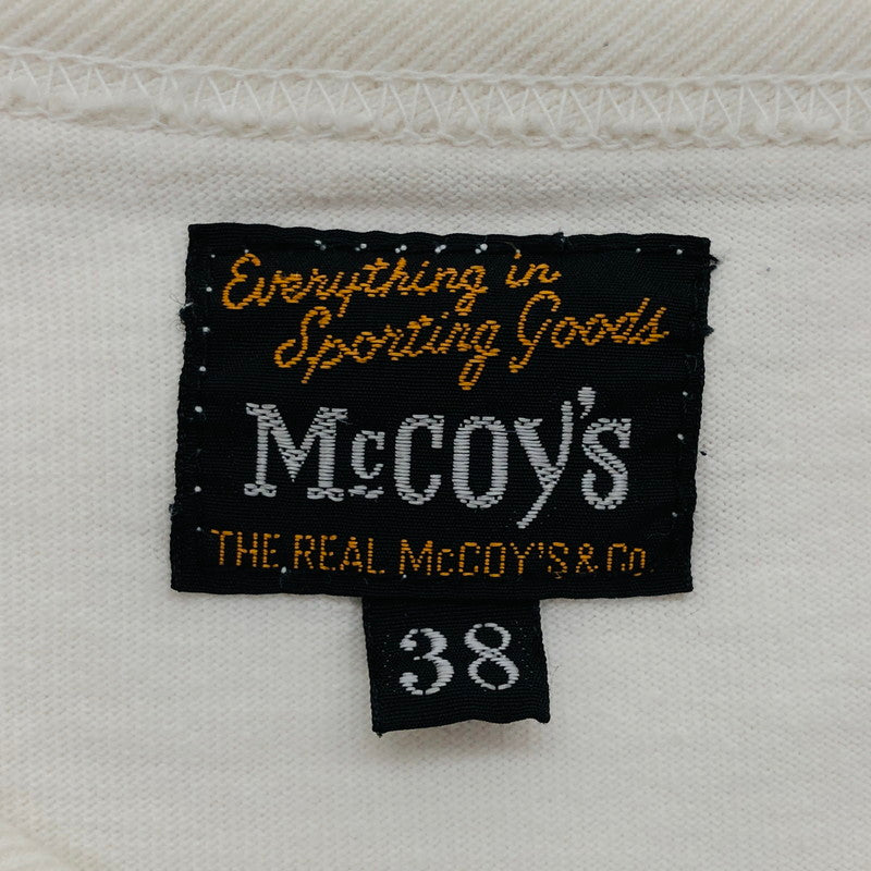 【中古品】【メンズ】 The REAL McCOY'S ザリアルマッコイズ S/STee プリント ショートスリーブ Tシャツ 半袖 トップス 145-250522-hn-08-fur サイズ：M カラー：ホワイト系 万代Net店