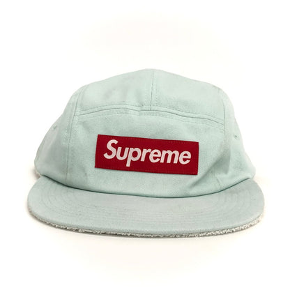 【ジャンク品】【メンズ/レディース】 Supreme シュプリーム Terry Camp Cap リバーシブル キャンプキャップ 帽子 アクセサリー 185-250825-rs-02-fur サイズ：ONE SIZE(58cm) カラー：水色系 万代Net店