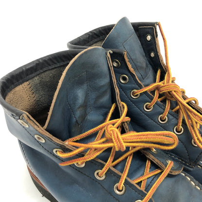 【現状渡し品】【メンズ】 RED WING レッドウィング IRISH SETTER BOOTS RW8853 アイリッシュセッター 6インチ モックトゥ ワーク ブーツ シューズ 靴 164-260722-rs-04-fur サイズ：26.5cm US8 1/2E カラー：インディゴ ポーテージ 万代Net店