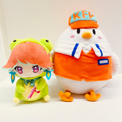 【中古美品】 ホロライブ 小鳥遊キアラ FROGIWAWA KFP ぬいぐるみ ２体セット 054-260310-mo-10-fur 万代Net店