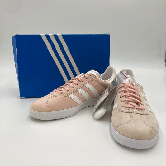 【中古美品】【メンズ/レディース】 adidas アディダス BB5472 GAZELLE SNEAKER スニーカー シューズ 靴 161-241219-NS-2-iwa サイズ：25.5cm カラー：VAPPNK/WHITE/GOLDMT 万代Net店