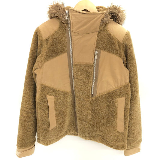 【現状渡し品】【メンズ】 WHIZ LIMITED ウィズリミテッド WZ-AW11-J-12 ボアライダースジャケット フリース アウター ストリート系 142-251127-rs-04-fur サイズ：M カラー：ベージュ/ブラウン 万代Net店