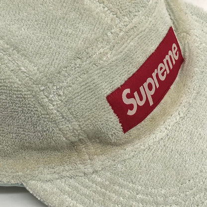 【ジャンク品】【メンズ/レディース】 Supreme シュプリーム Terry Camp Cap リバーシブル キャンプキャップ 帽子 アクセサリー 185-250825-rs-02-fur サイズ：ONE SIZE(58cm) カラー：水色系 万代Net店