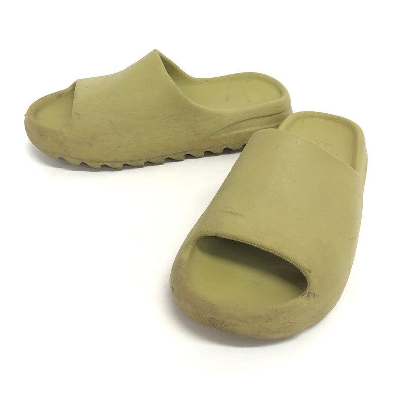 【ジャンク品】【メンズ】 adidas アディダス YEEZY SLIDE Resin FZ5904 イージースライド レジン サンダル 靴 161-260206-rs-07-fur サイズ：9US カラー：グリーン系 万代Net店