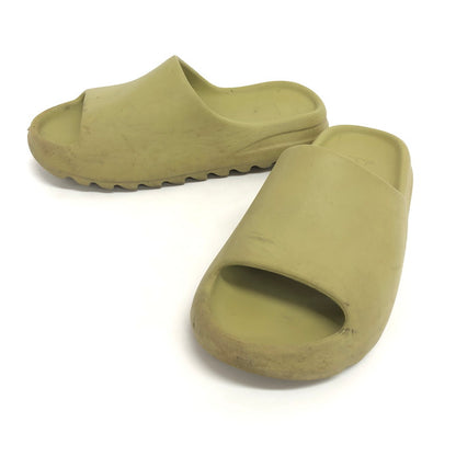 【ジャンク品】【メンズ】 adidas アディダス YEEZY SLIDE Resin FZ5904 イージースライド レジン サンダル 靴 161-260206-rs-07-fur サイズ：9US カラー：グリーン系 万代Net店