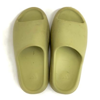 【ジャンク品】【メンズ】 adidas アディダス YEEZY SLIDE Resin FZ5904 イージースライド レジン サンダル 靴 161-260206-rs-07-fur サイズ：9US カラー：グリーン系 万代Net店