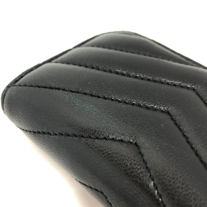 【現状渡し品】【レディース】 SAINT LAURENT サンローラン 753788 AAA44 コインケース 小銭入れ ミニ財布 180-260722-rs-02-fur カラー：ブラック 万代Net店