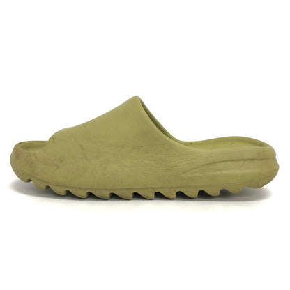【ジャンク品】【メンズ】 adidas アディダス YEEZY SLIDE Resin FZ5904 イージースライド レジン サンダル 靴 161-260206-rs-07-fur サイズ：9US カラー：グリーン系 万代Net店