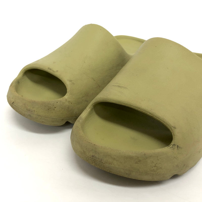 【ジャンク品】【メンズ】 adidas アディダス YEEZY SLIDE Resin FZ5904 イージースライド レジン サンダル 靴 161-260206-rs-07-fur サイズ：9US カラー：グリーン系 万代Net店