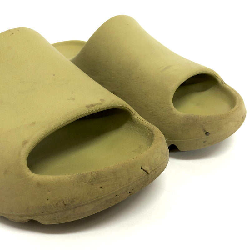 【ジャンク品】【メンズ】 adidas アディダス YEEZY SLIDE Resin FZ5904 イージースライド レジン サンダル 靴 161-260206-rs-07-fur サイズ：9US カラー：グリーン系 万代Net店