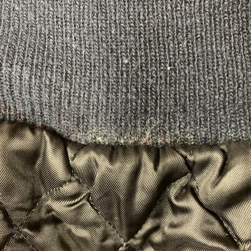 【現状渡し品】【メンズ】 Golden Bear ゴールデンベア STADIUM JACKET スタジアム ジャケット アウター 146-260227-kh-02-izu サイズ：M カラー：ネイビー×アイボリー 万代Net店