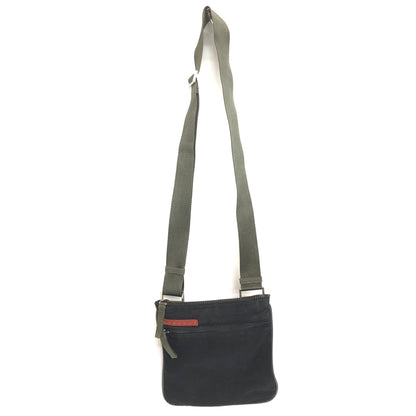 【現状渡し品】【メンズ/レディース】 PRADA SPORTS プラダスポーツ SHOULDER BAG ショルダーバッグ サコッシュ 鞄 180-260722-rs-08-fur カラー：ブラック 万代Net店