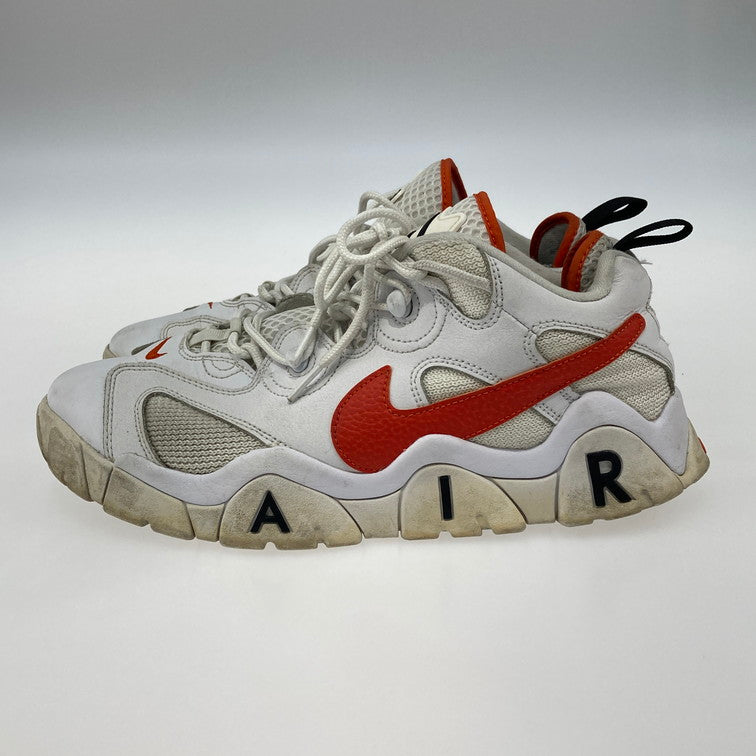 【中古品】【メンズ】 NIKE ナイキ CJ5395-100 AIR BARRAGE LOW EMB エア バラージ ロー スニーカー 本体のみ（箱なし） 160-251018-WA-04-iwa サイズ：28 カラー：ホワイト系 オレンジ 万代Net店