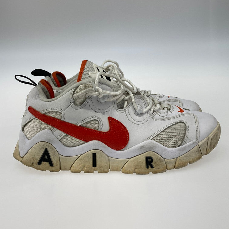 【中古品】【メンズ】 NIKE ナイキ CJ5395-100 AIR BARRAGE LOW EMB エア バラージ ロー スニーカー 本体のみ（箱なし） 160-251018-WA-04-iwa サイズ：28 カラー：ホワイト系 オレンジ 万代Net店