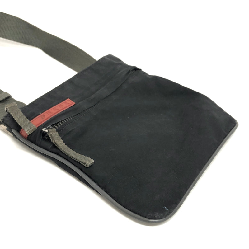 【現状渡し品】【メンズ/レディース】 PRADA SPORTS プラダスポーツ SHOULDER BAG ショルダーバッグ サコッシュ 鞄 180-260722-rs-08-fur カラー：ブラック 万代Net店