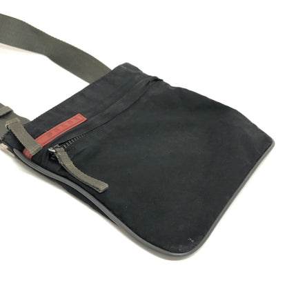 【現状渡し品】【メンズ/レディース】 PRADA SPORTS プラダスポーツ SHOULDER BAG ショルダーバッグ サコッシュ 鞄 180-260722-rs-08-fur カラー：ブラック 万代Net店