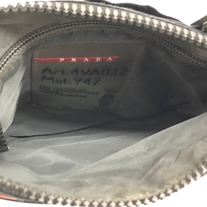 【現状渡し品】【メンズ/レディース】 PRADA SPORTS プラダスポーツ SHOULDER BAG ショルダーバッグ サコッシュ 鞄 180-260722-rs-08-fur カラー：ブラック 万代Net店