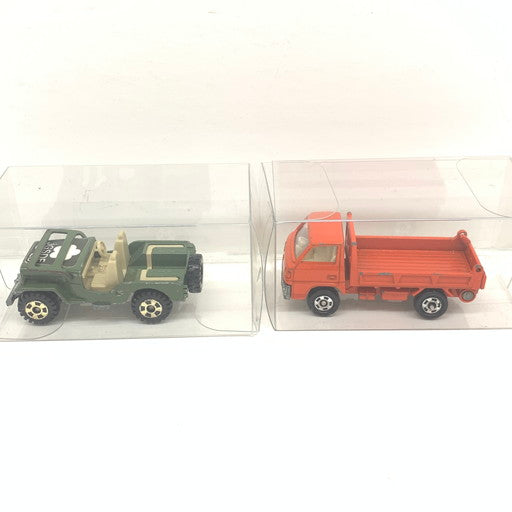 【現状渡し品】 トミカ 日本製 ミニカー H-J58/DATSUN1号車/CANTERダンプ・清掃車 4点 まとめ売り 062-260712-MO-02-fur 万代Net店
