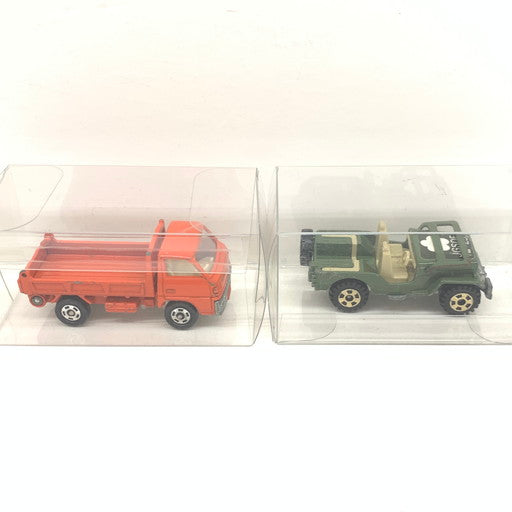 【現状渡し品】 トミカ 日本製 ミニカー H-J58/DATSUN1号車/CANTERダンプ・清掃車 4点 まとめ売り 062-260712-MO-02-fur 万代Net店