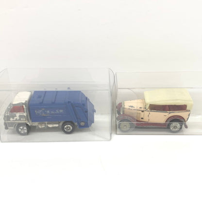 【現状渡し品】 トミカ 日本製 ミニカー H-J58/DATSUN1号車/CANTERダンプ・清掃車 4点 まとめ売り 062-260712-MO-02-fur 万代Net店