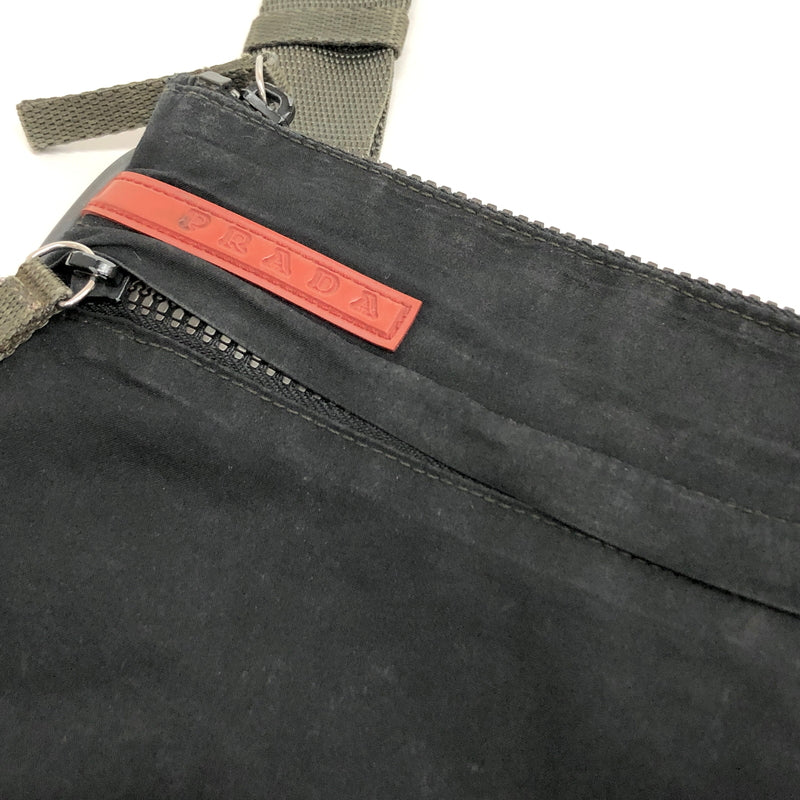 【現状渡し品】【メンズ/レディース】 PRADA SPORTS プラダスポーツ SHOULDER BAG ショルダーバッグ サコッシュ 鞄 180-260722-rs-08-fur カラー：ブラック 万代Net店