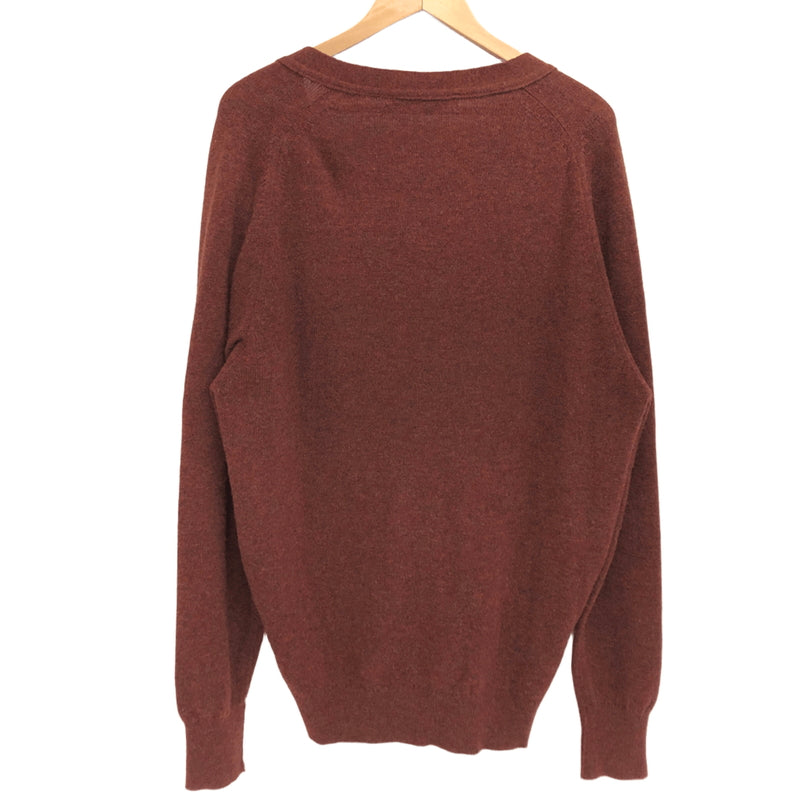 【中古品】【メンズ】 BURBERRY'S バーバリーズ WOOL CARDIGAN カーディガン 長袖 トップス 古着 ヴィンテージ 141-261015-rs-08-furh サイズ：42 カラー：ブラウン系 万代Net店