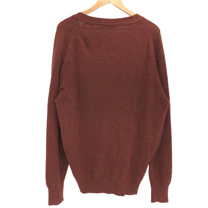 【中古品】【メンズ】 BURBERRY'S バーバリーズ WOOL CARDIGAN カーディガン 長袖 トップス 古着 ヴィンテージ 141-261015-rs-08-furh サイズ：42 カラー：ブラウン系 万代Net店