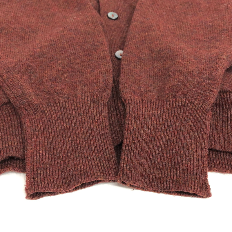 【中古品】【メンズ】 BURBERRY'S バーバリーズ WOOL CARDIGAN カーディガン 長袖 トップス 古着 ヴィンテージ 141-261015-rs-08-furh サイズ：42 カラー：ブラウン系 万代Net店