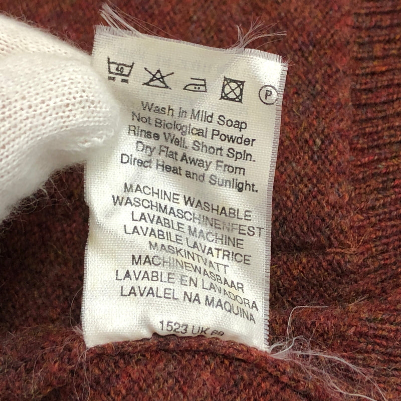 【中古品】【メンズ】 BURBERRY'S バーバリーズ WOOL CARDIGAN カーディガン 長袖 トップス 古着 ヴィンテージ 141-261015-rs-08-furh サイズ：42 カラー：ブラウン系 万代Net店