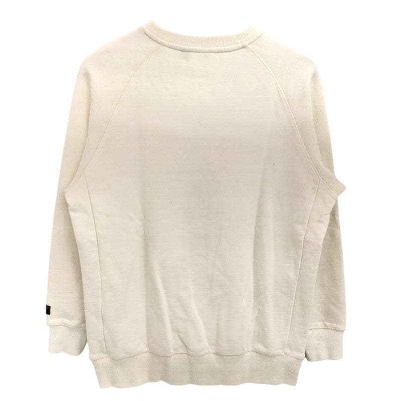 【現状渡し品】【メンズ】 NANGA ナンガ ECO HYBRID CONTOUR MAP LOGO SWEATSHIRT NAG-S22-CS11 スウェット トレーナー 長袖 トップス アウトドア系 144-250826-rs-05-fur サイズ：M カラー：ホワイト 万代Net店