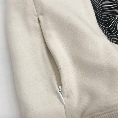 【現状渡し品】【メンズ】 NANGA ナンガ ECO HYBRID CONTOUR MAP LOGO SWEATSHIRT NAG-S22-CS11 スウェット トレーナー 長袖 トップス アウトドア系 144-250826-rs-05-fur サイズ：M カラー：ホワイト 万代Net店