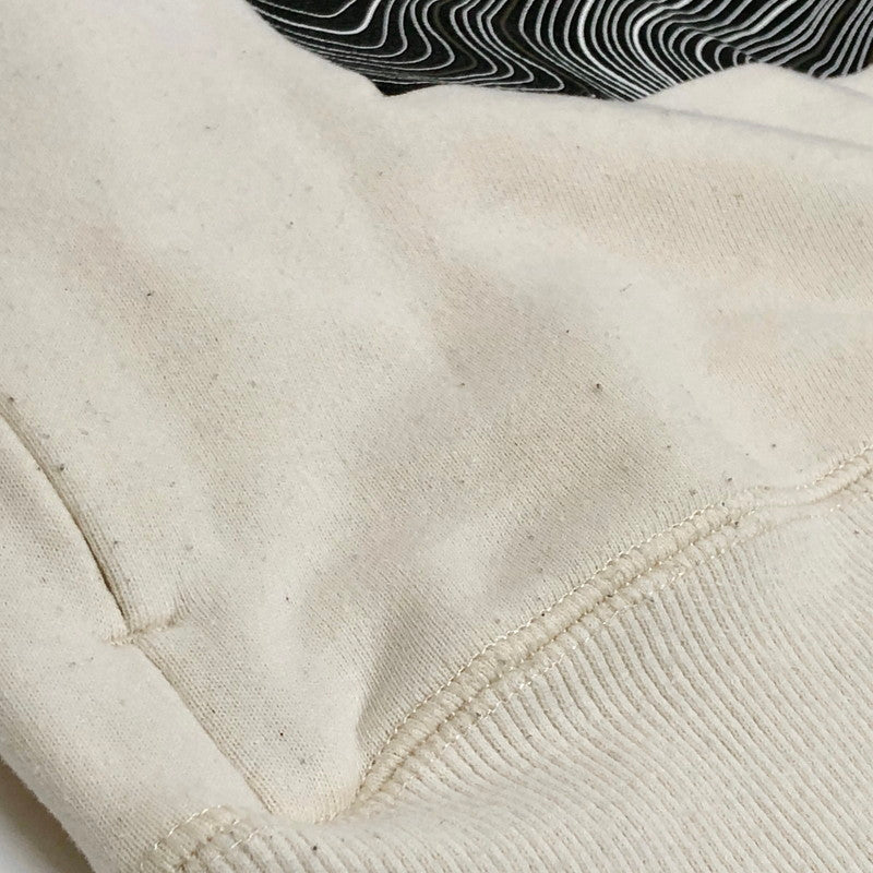 【現状渡し品】【メンズ】 NANGA ナンガ ECO HYBRID CONTOUR MAP LOGO SWEATSHIRT NAG-S22-CS11 スウェット トレーナー 長袖 トップス アウトドア系 144-250826-rs-05-fur サイズ：M カラー：ホワイト 万代Net店