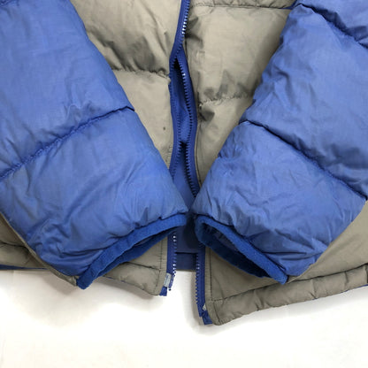 【ジャンク品】【メンズ】 NIKE ACG ナイキ エーシージー DOWN JACKET H20409YNG ダウンジャケット リバーシブル アウター 古着 ヴィンテージ 144-261015-rs-09-furh サイズ：M カラー：ブルー×グレー 万代Net店