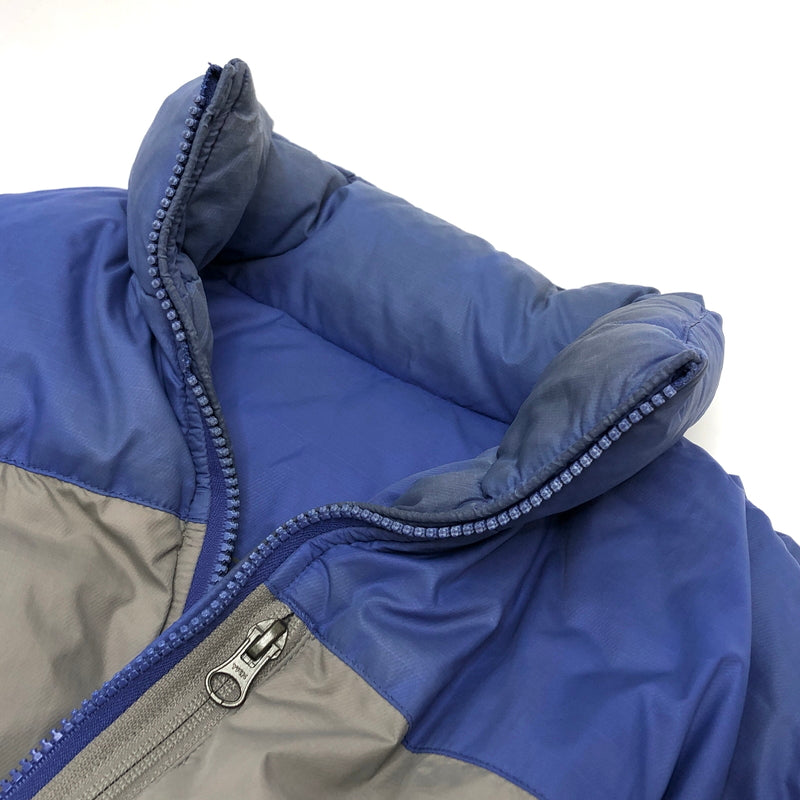【ジャンク品】【メンズ】 NIKE ACG ナイキ エーシージー DOWN JACKET H20409YNG ダウンジャケット リバーシブル アウター 古着 ヴィンテージ 144-261015-rs-09-furh サイズ：M カラー：ブルー×グレー 万代Net店
