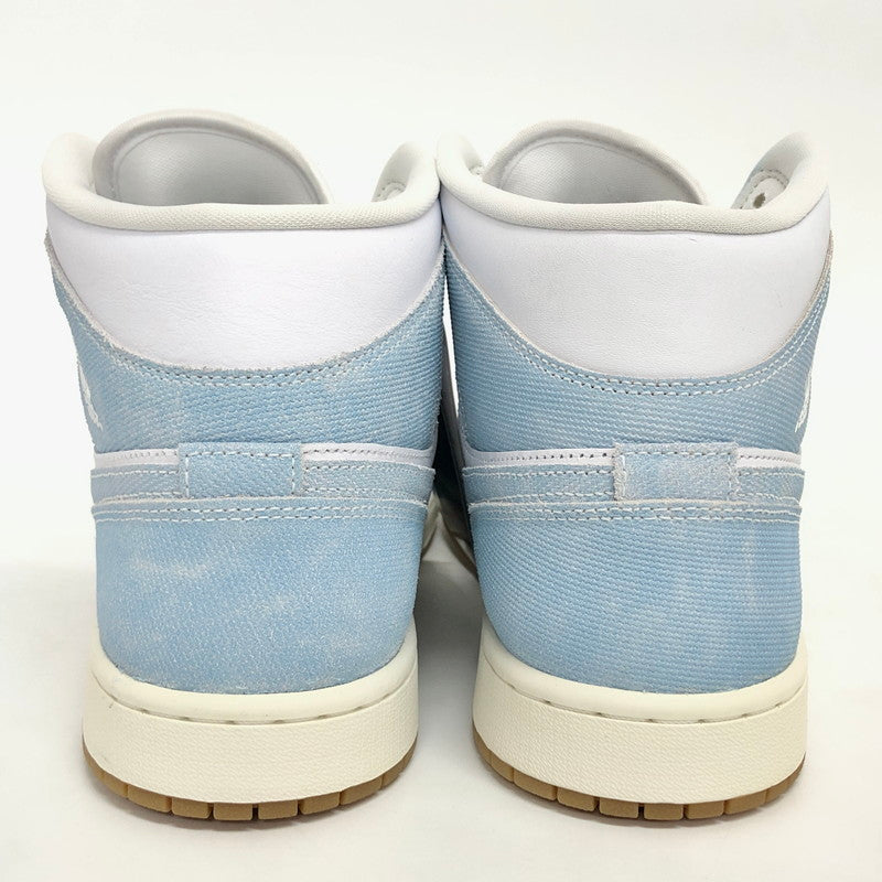 【中古美品】【メンズ】 NIKE ナイキ WMNS AIR JORDAN 1 MID SE DENIM HQ2005-100 ウィメンズ エアジョーダン ミッド SE デニム スニーカー シューズ 靴 160-251128-rs-02-fur サイズ：29.0cm US12 カラー：デニム/ホワイト 万代Net店