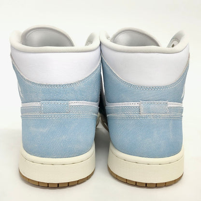 【中古美品】【メンズ】 NIKE ナイキ WMNS AIR JORDAN 1 MID SE DENIM HQ2005-100 ウィメンズ エアジョーダン ミッド SE デニム スニーカー シューズ 靴 160-251128-rs-02-fur サイズ：29.0cm US12 カラー：デニム/ホワイト 万代Net店