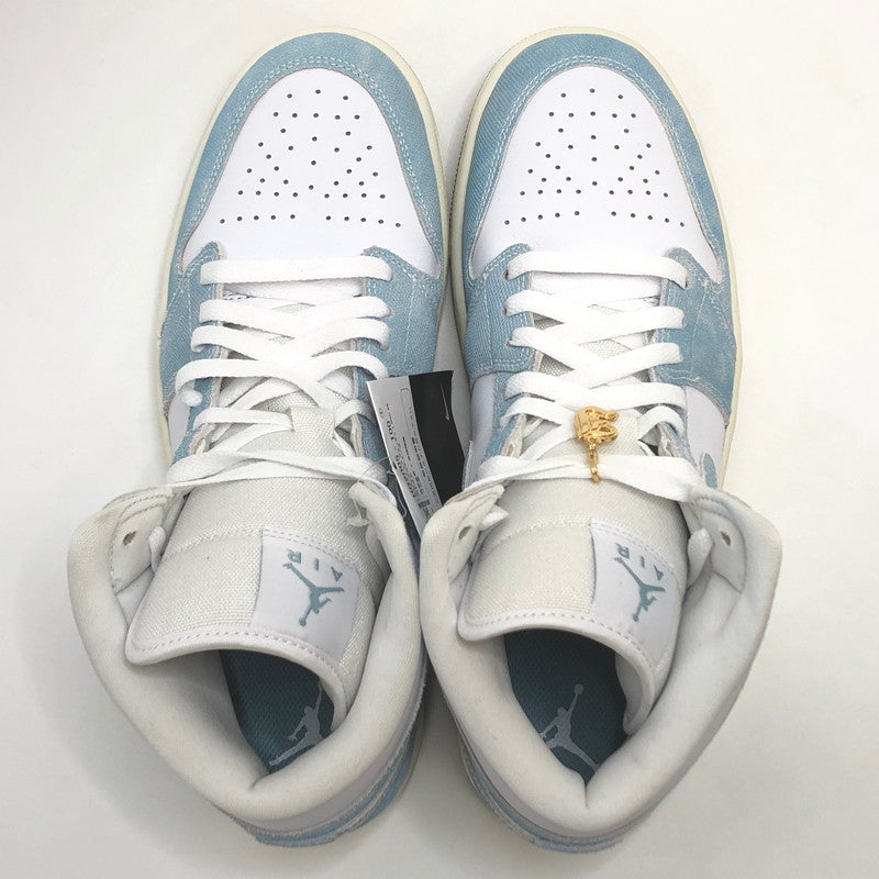 【中古美品】【メンズ】 NIKE ナイキ WMNS AIR JORDAN 1 MID SE DENIM HQ2005-100 ウィメンズ エアジョーダン ミッド SE デニム スニーカー シューズ 靴 160-251128-rs-02-fur サイズ：29.0cm US12 カラー：デニム/ホワイト 万代Net店