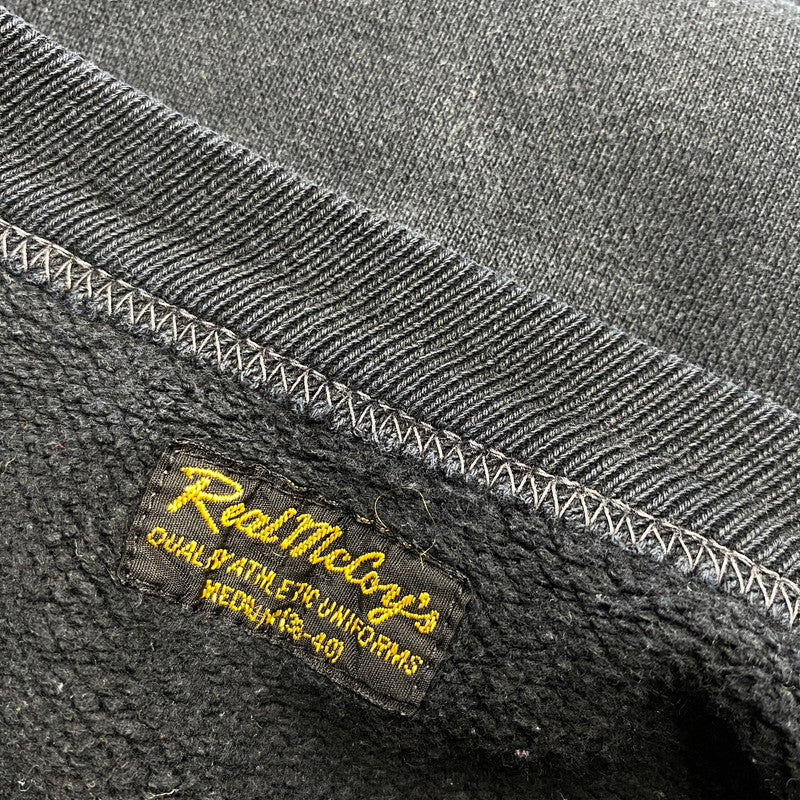 【中古品】【メンズ】 THE REAL MCCOY'S ザリアルマッコイズ 前V SWEATSHIRT スウェットシャツ トレーナー トップス 145-260716-kh-11-izu サイズ：M カラー：ブラック 万代Net店