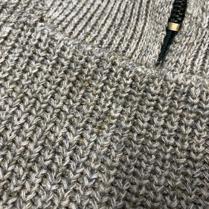【中古品】【メンズ】 EDDIE BAUER エディー・バウアー USA製 アクリル混 HALF ZIP KNIT SWEATER ハーフ ジップ ニット セーター トップス 146-260716-kh-12-izu サイズ：XL カラー：ベージュ 万代Net店